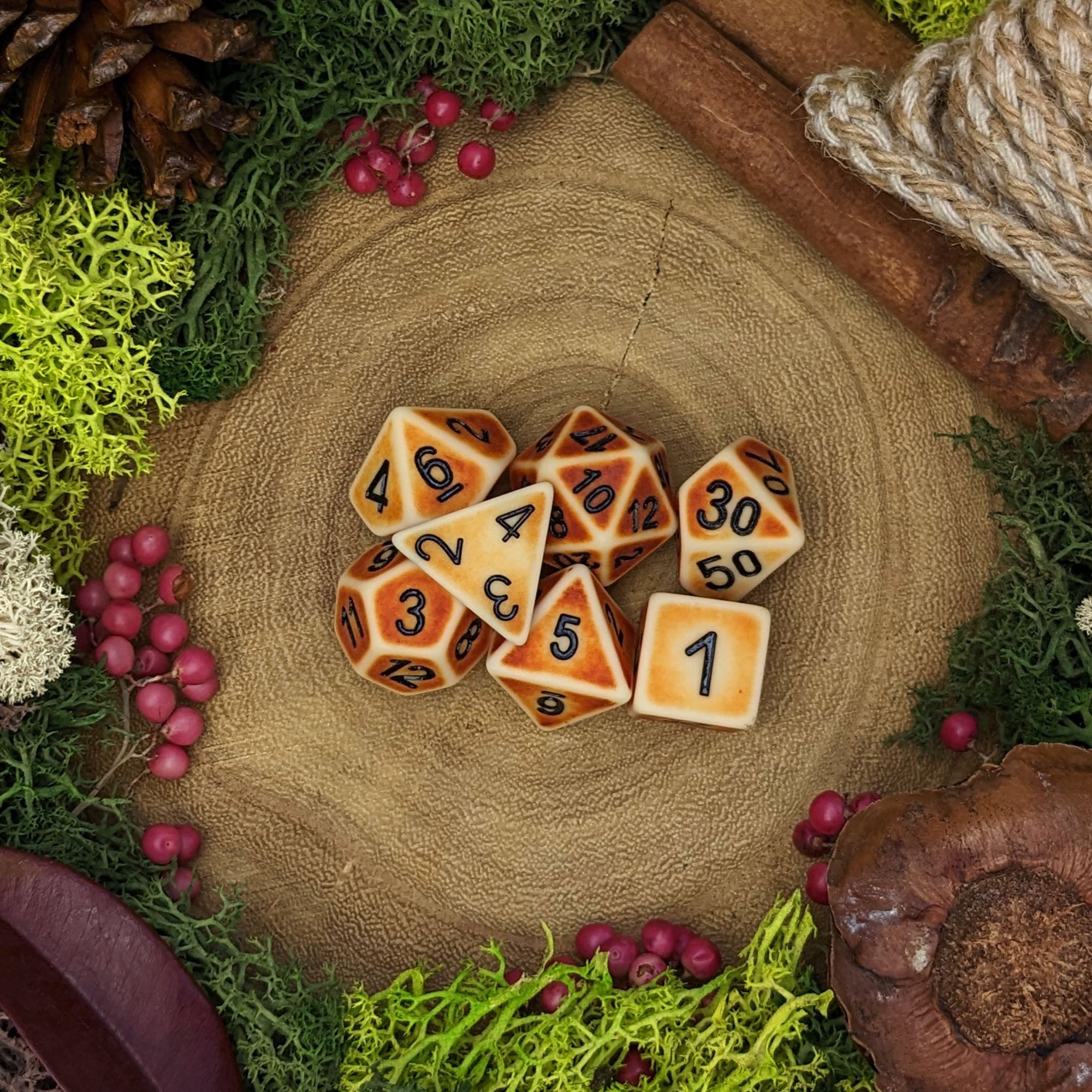 Ancient Rust - Dice Set - Luffleberry