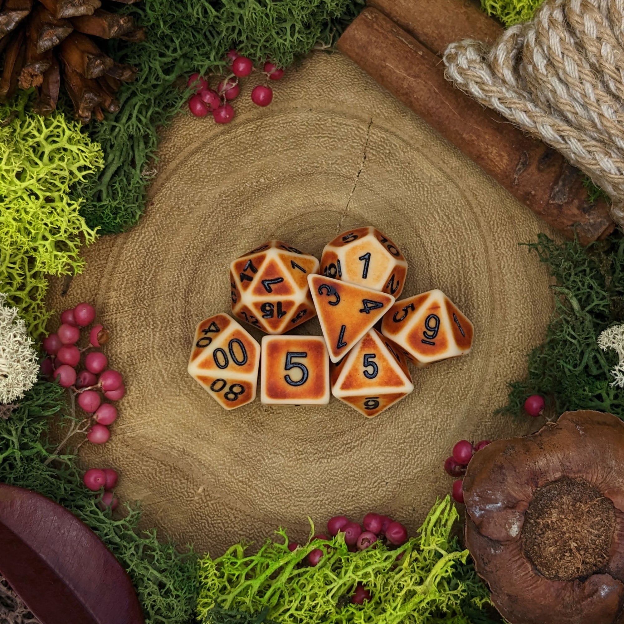 Ancient Rust - Dice Set - Luffleberry