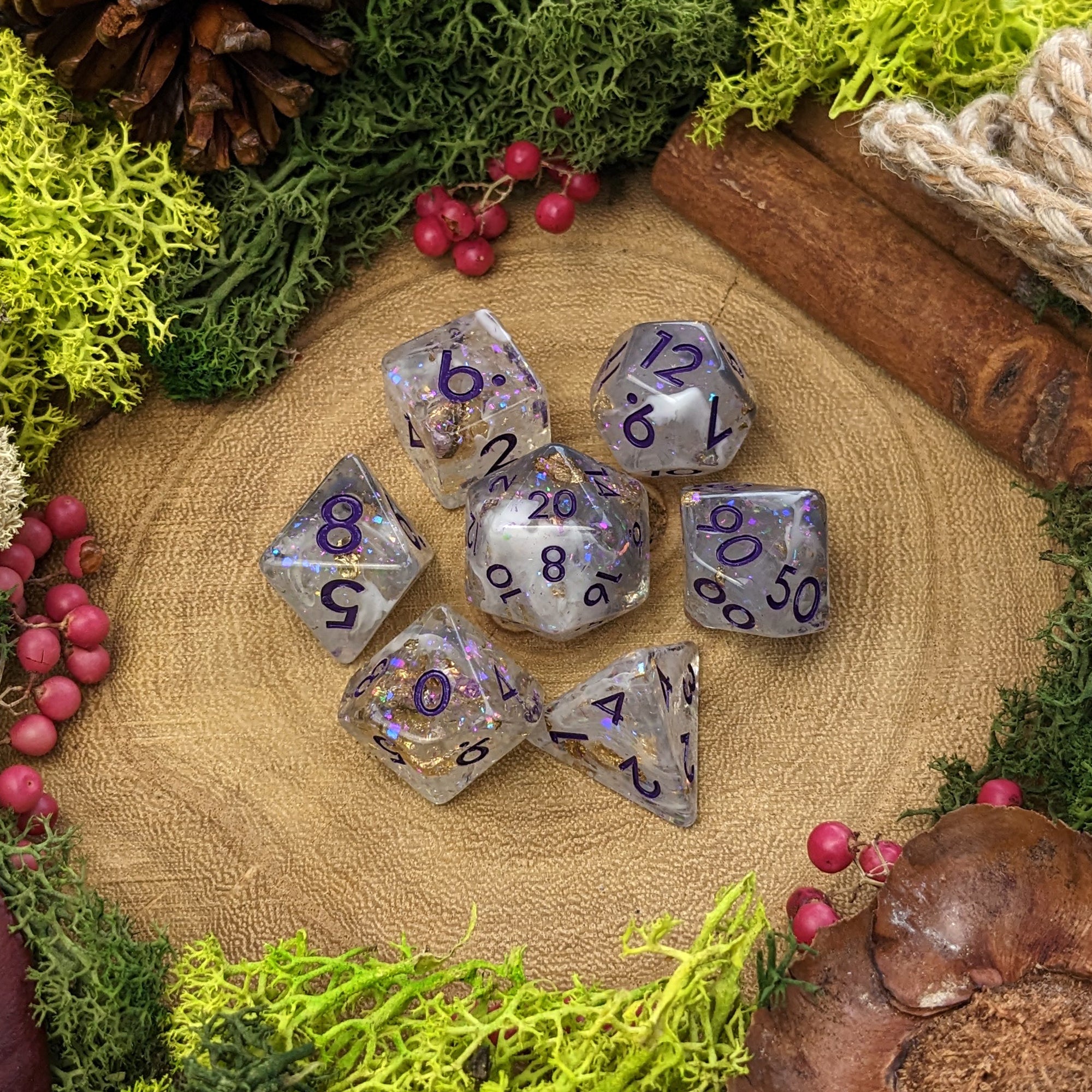 Arcane Lustre - Dice Set - Luffleberry