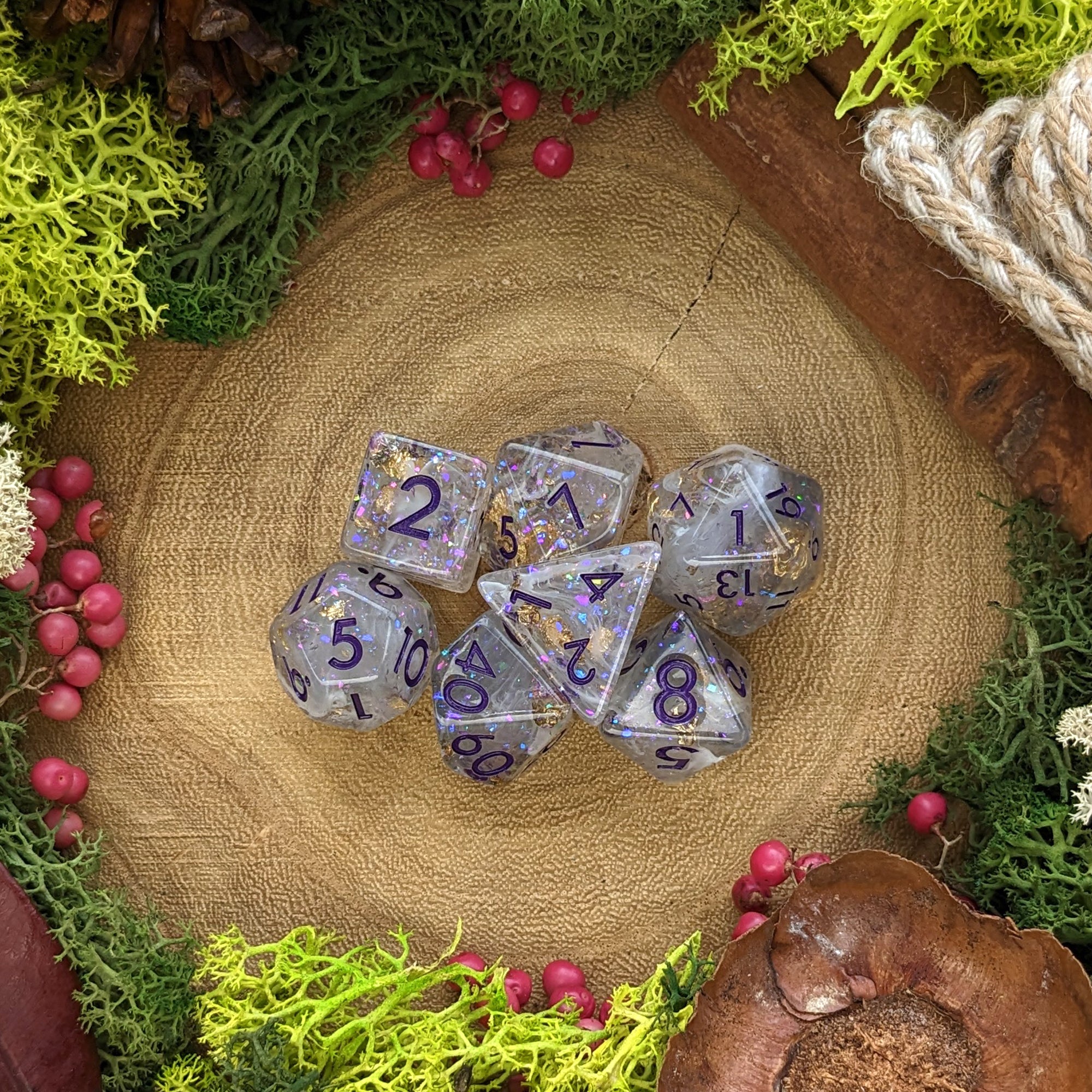 Arcane Lustre - Dice Set - Luffleberry