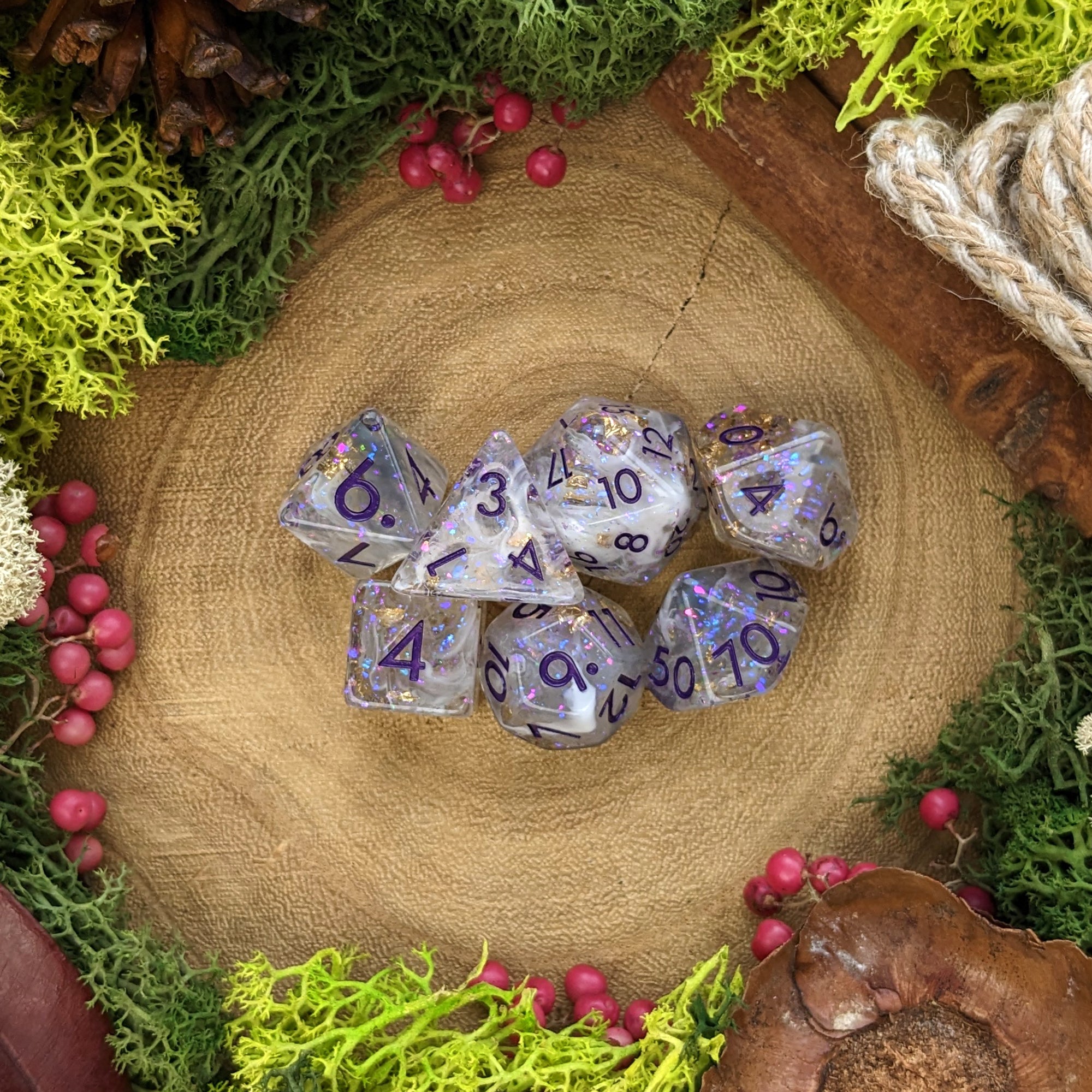 Arcane Lustre - Dice Set - Luffleberry