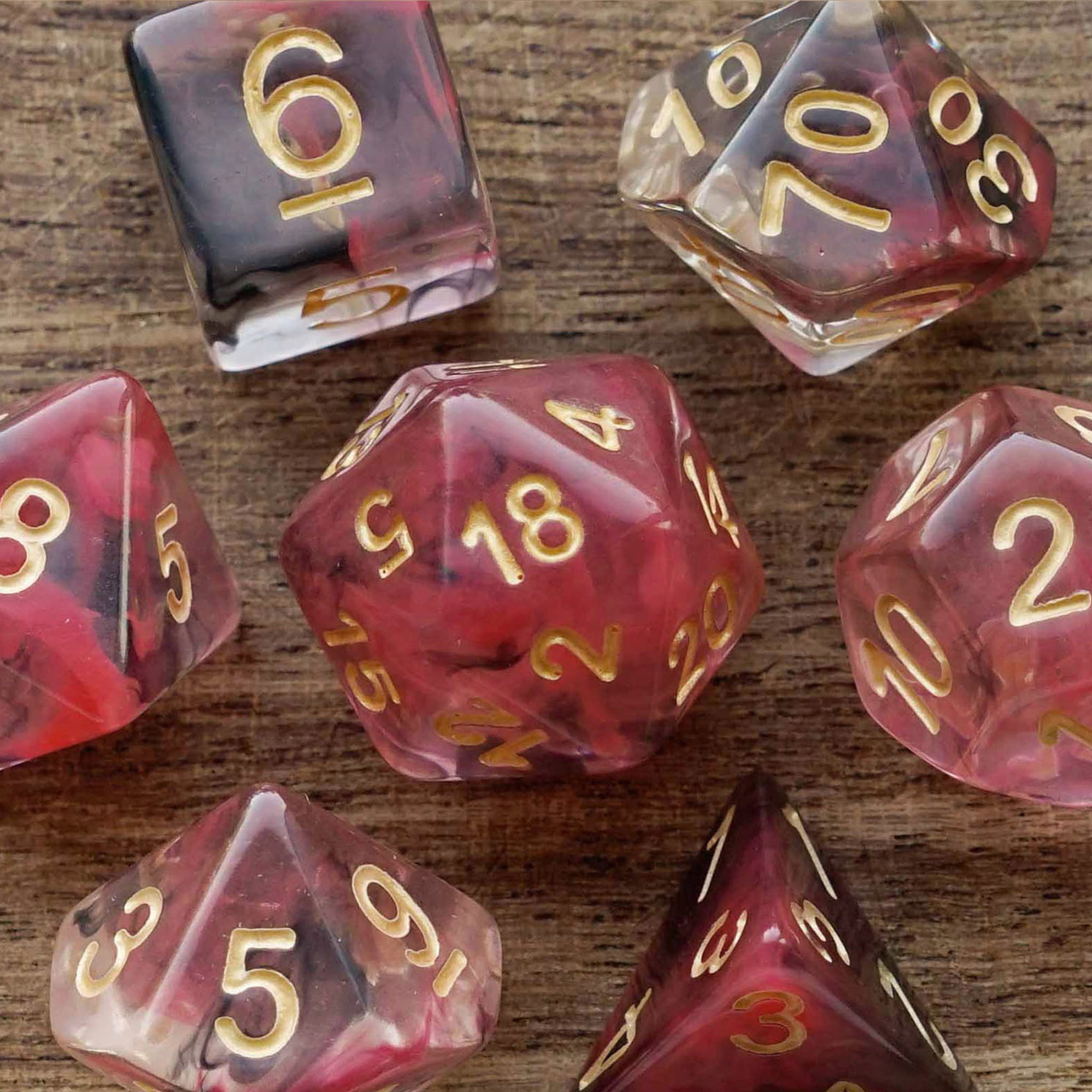 Blood & Smoke Dice - Dice Set - Luffleberry