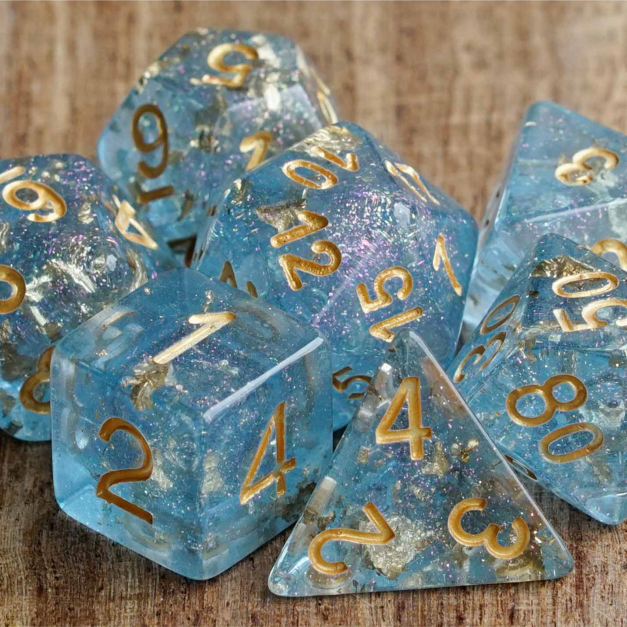 Celestial Shimmer - Dice Set - Luffleberry