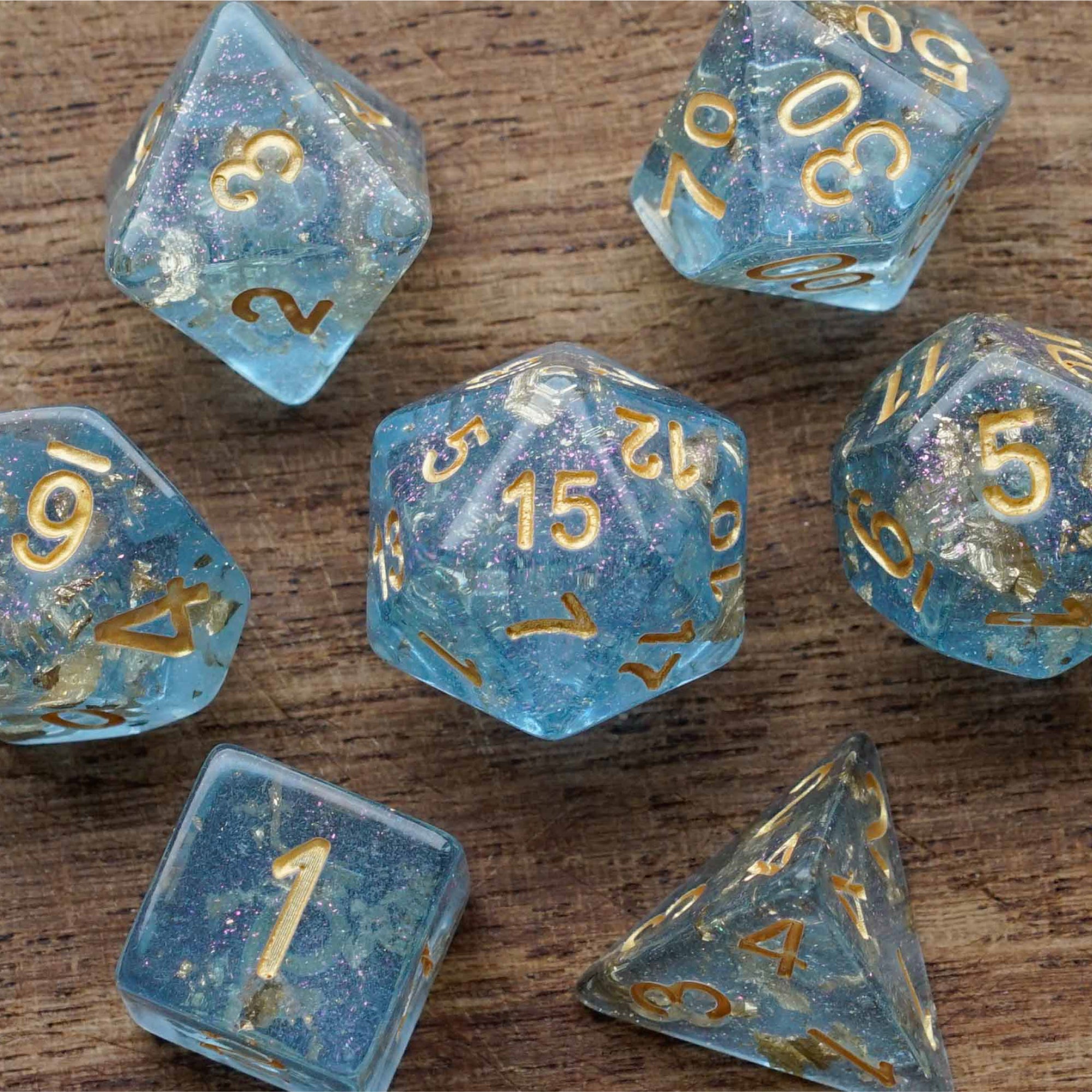 Celestial Shimmer - Dice Set - Luffleberry