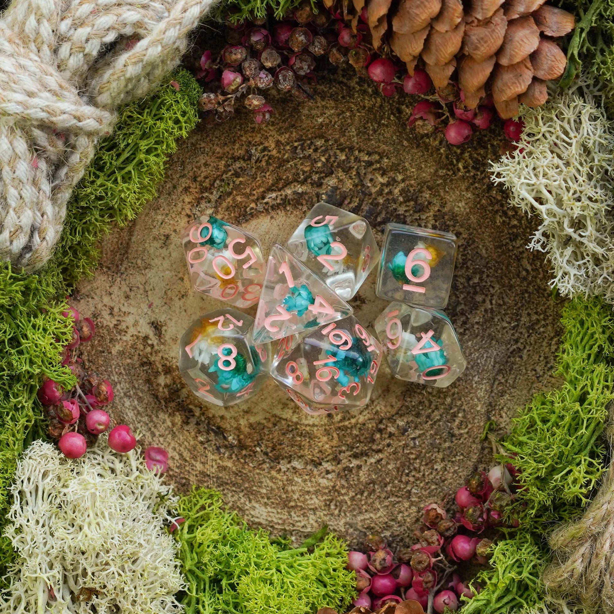 Dryad's Boon - Dice Set - Luffleberry