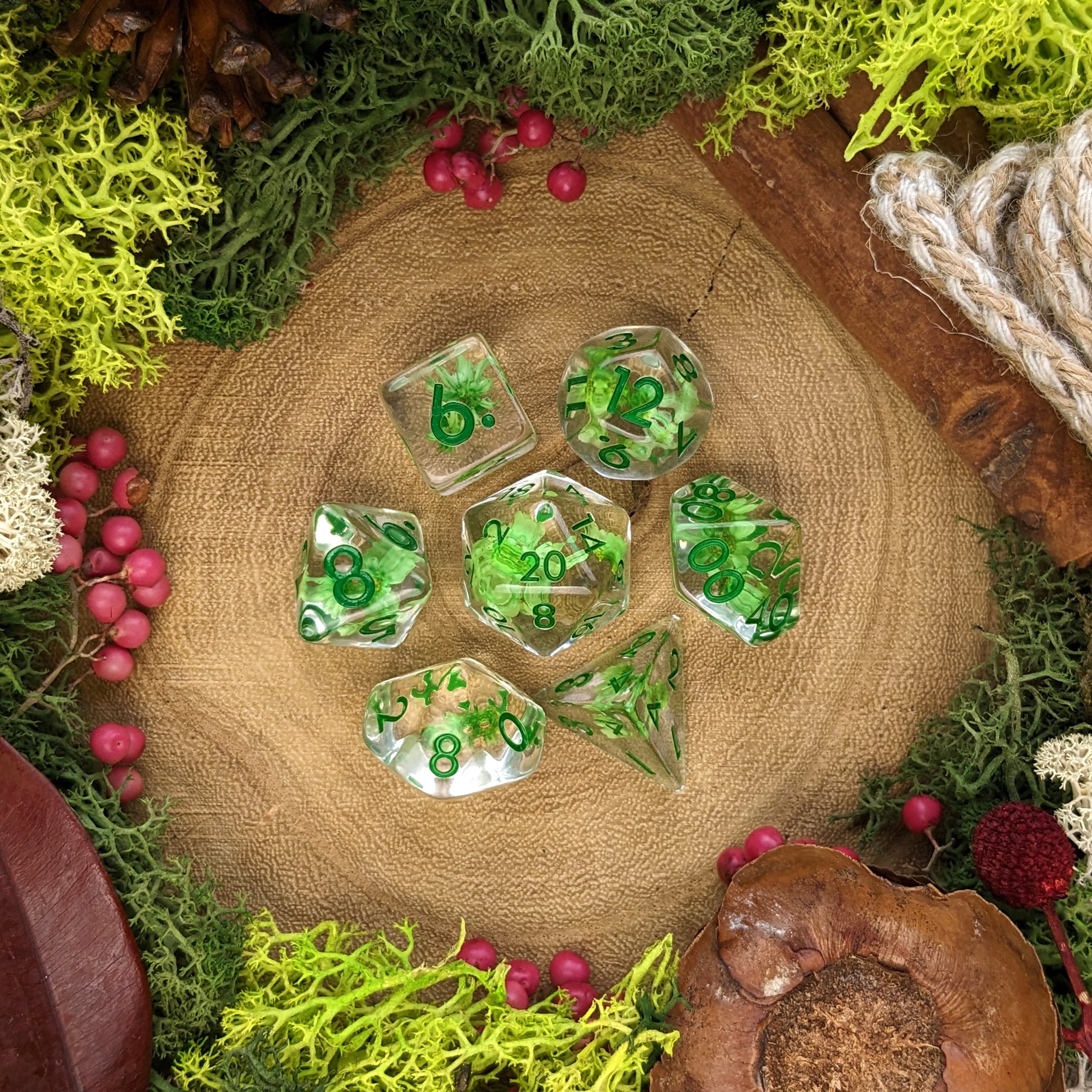 Evergreen - Dice Set - Luffleberry