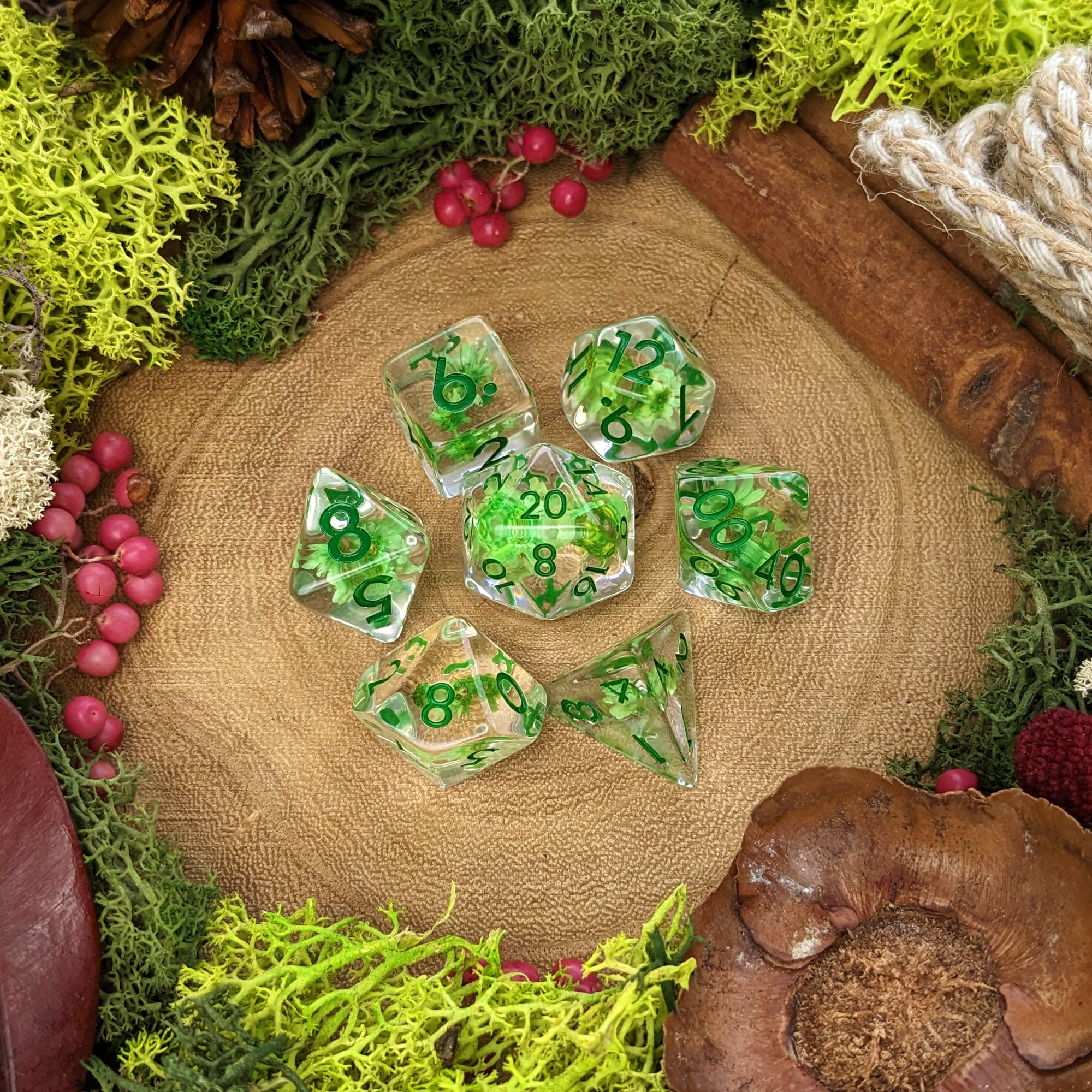 Evergreen - Dice Set - Luffleberry