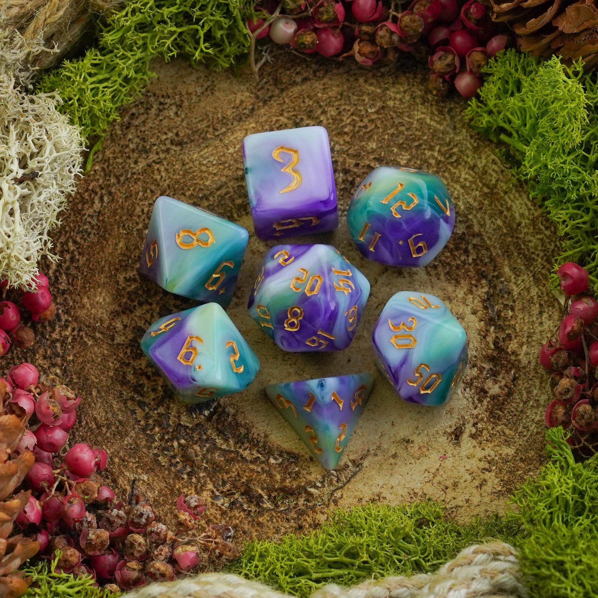 Enchanting Brew - Dice Set - Luffleberry