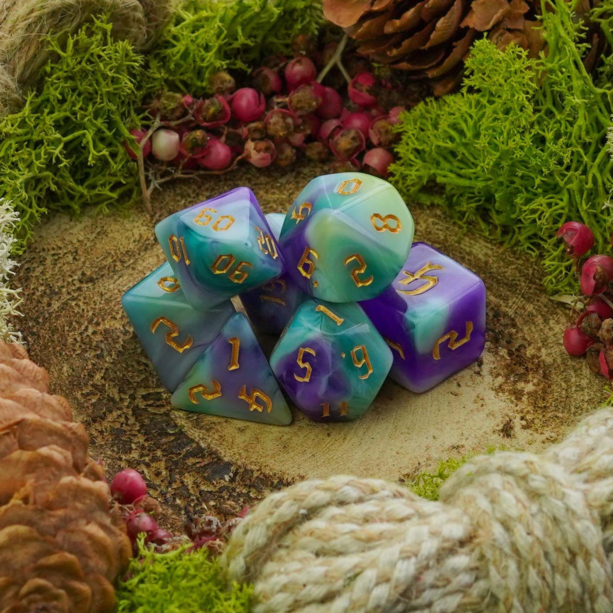 Enchanting Brew - Dice Set - Luffleberry