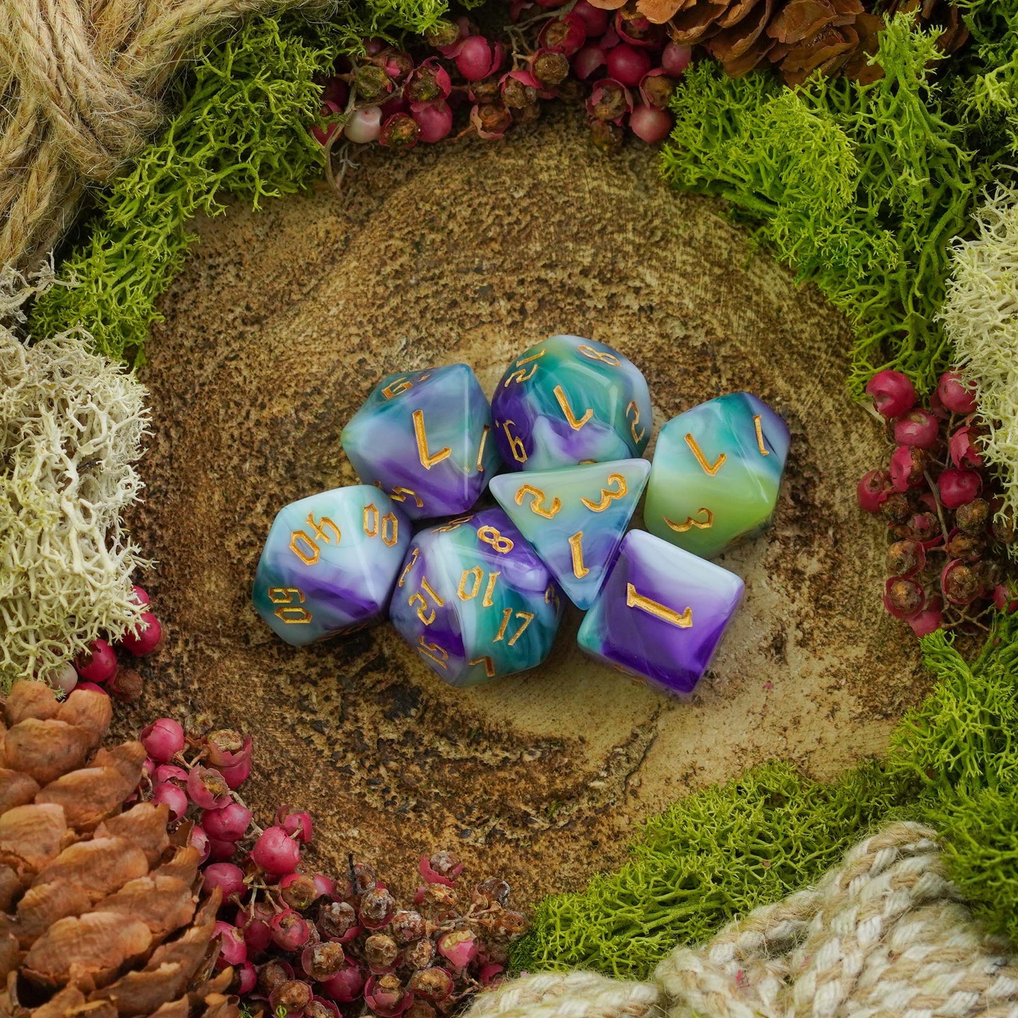 Enchanting Brew - Dice Set - Luffleberry