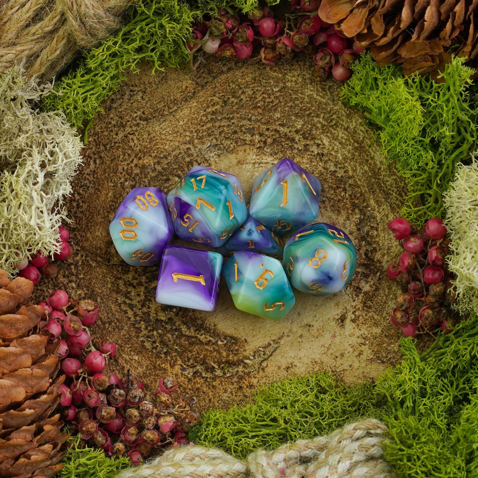 Enchanting Brew - Dice Set - Luffleberry