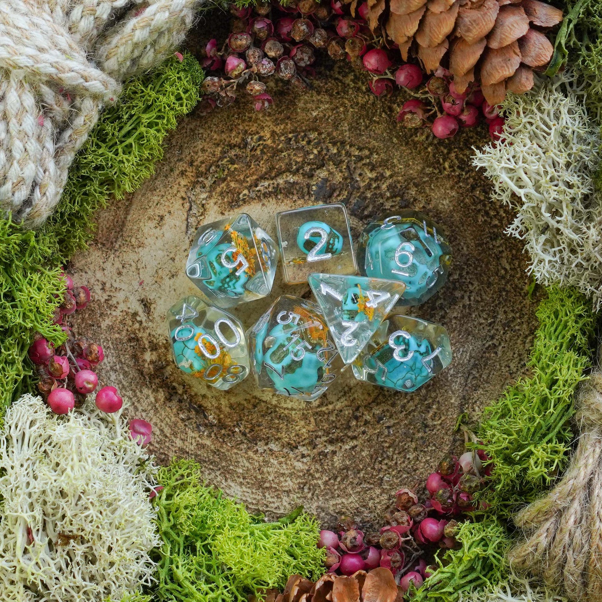 Gentle Repose - Dice Set - Luffleberry