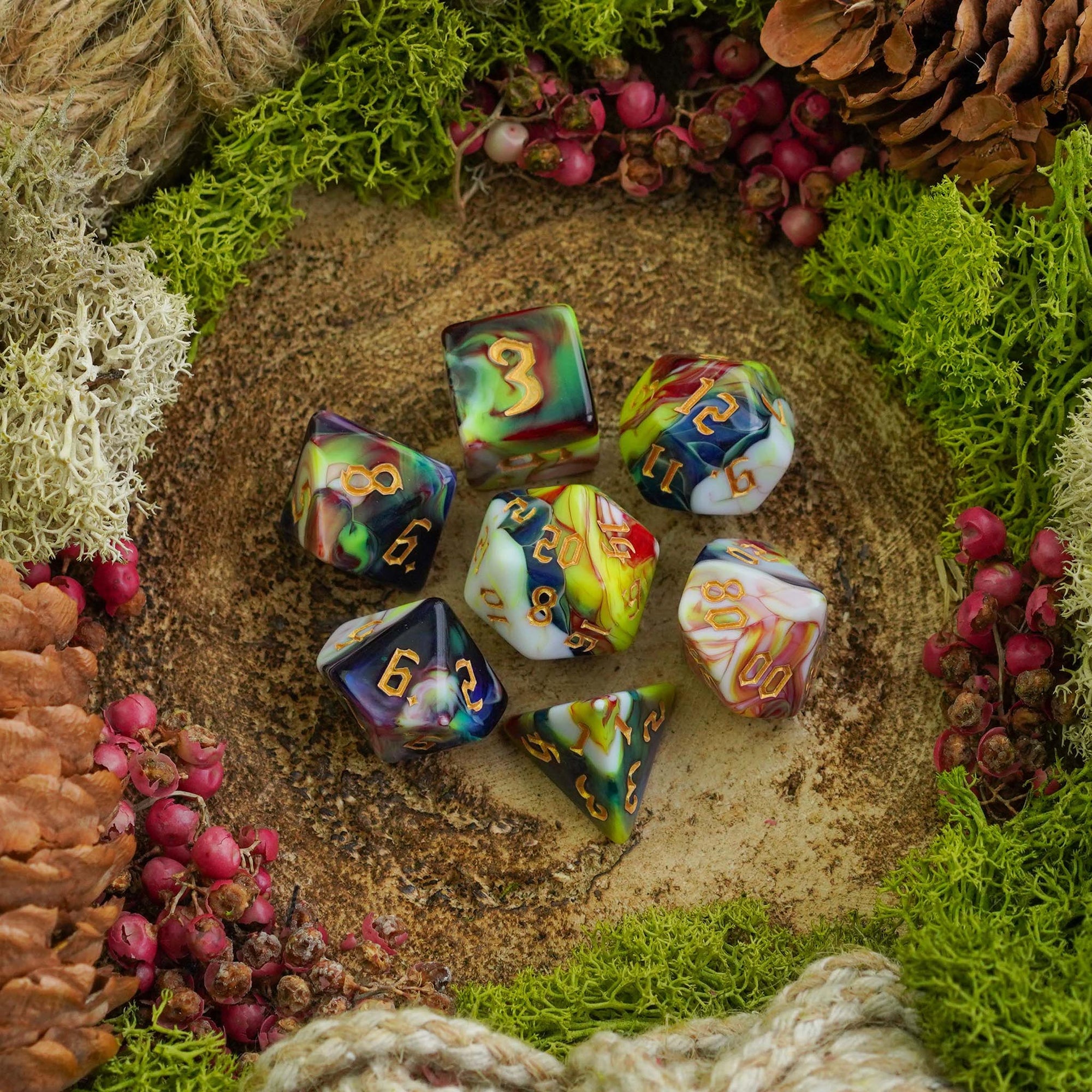 Goblin Puke - Dice Set - Luffleberry