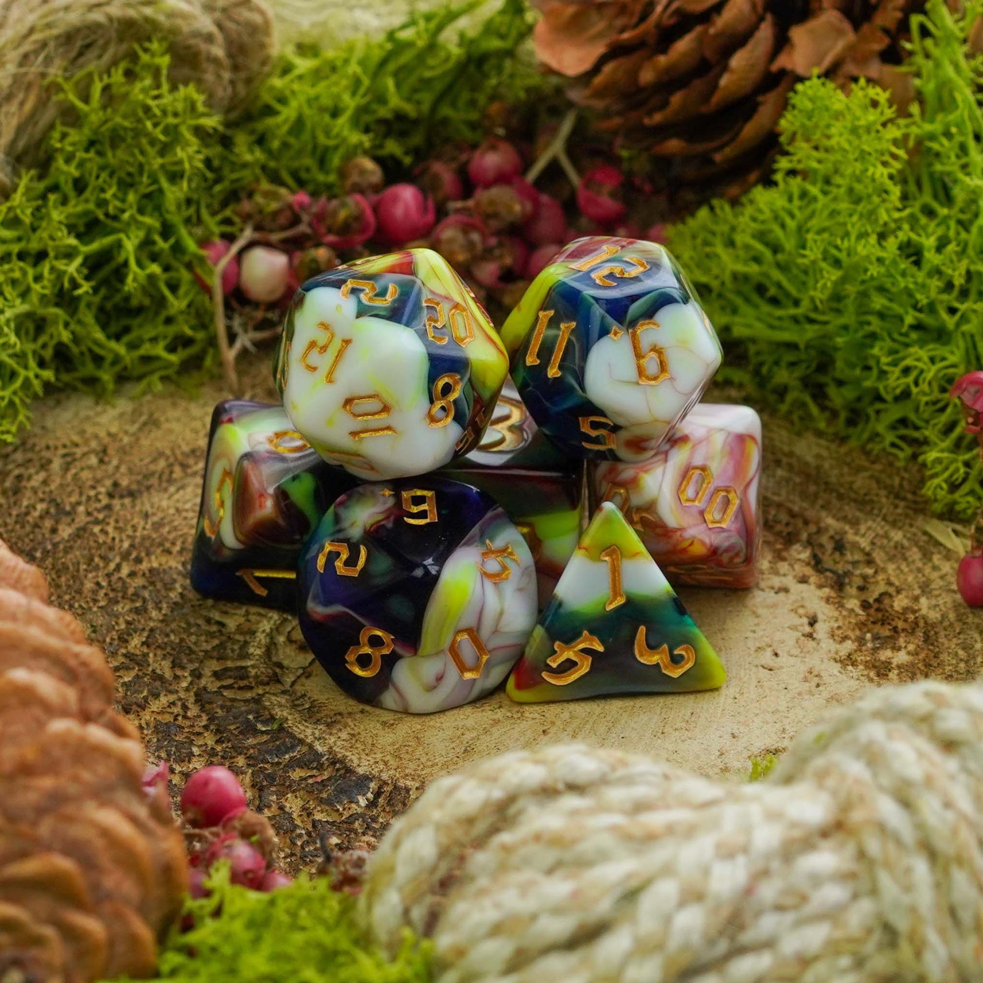 Goblin Puke - Dice Set - Luffleberry