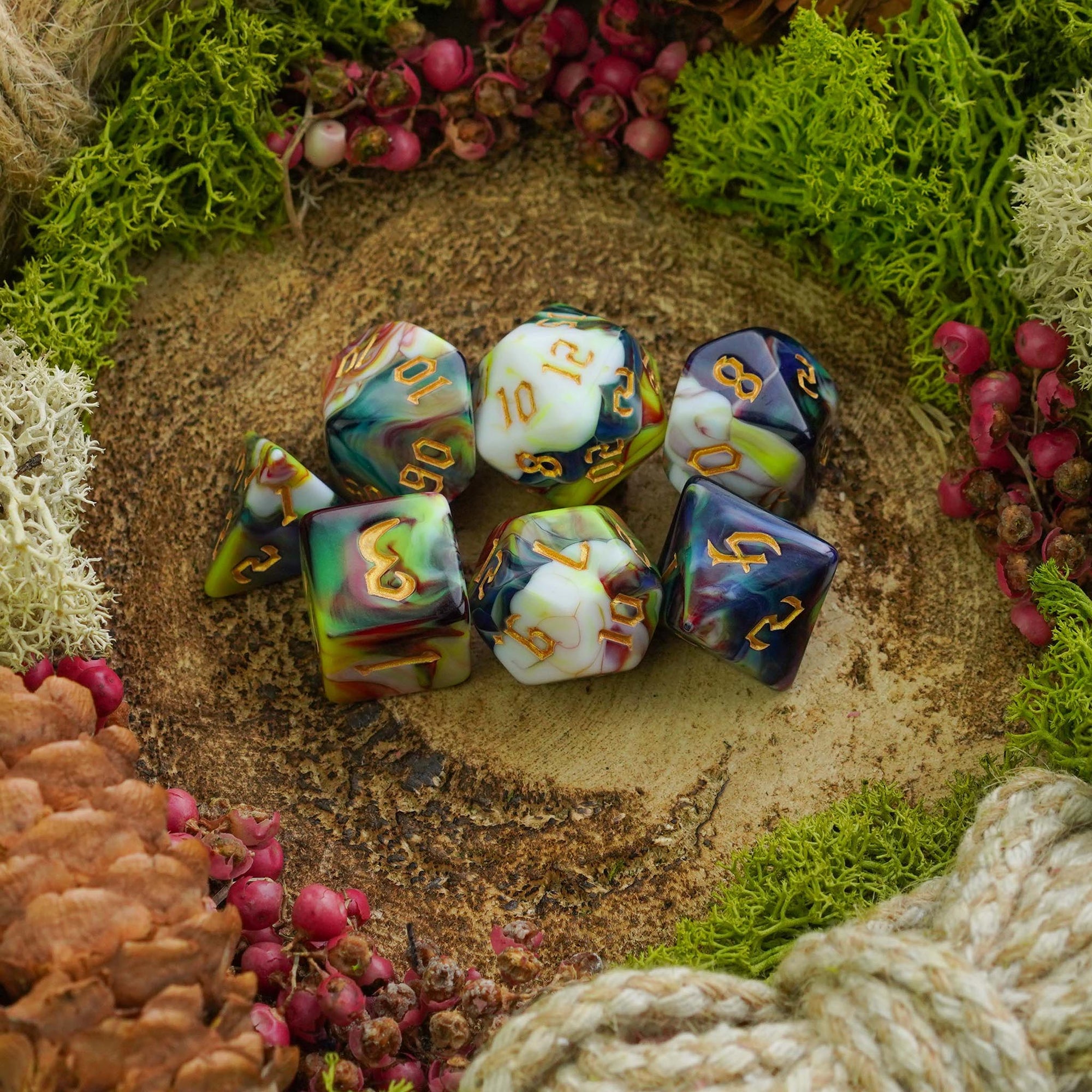 Goblin Puke - Dice Set - Luffleberry