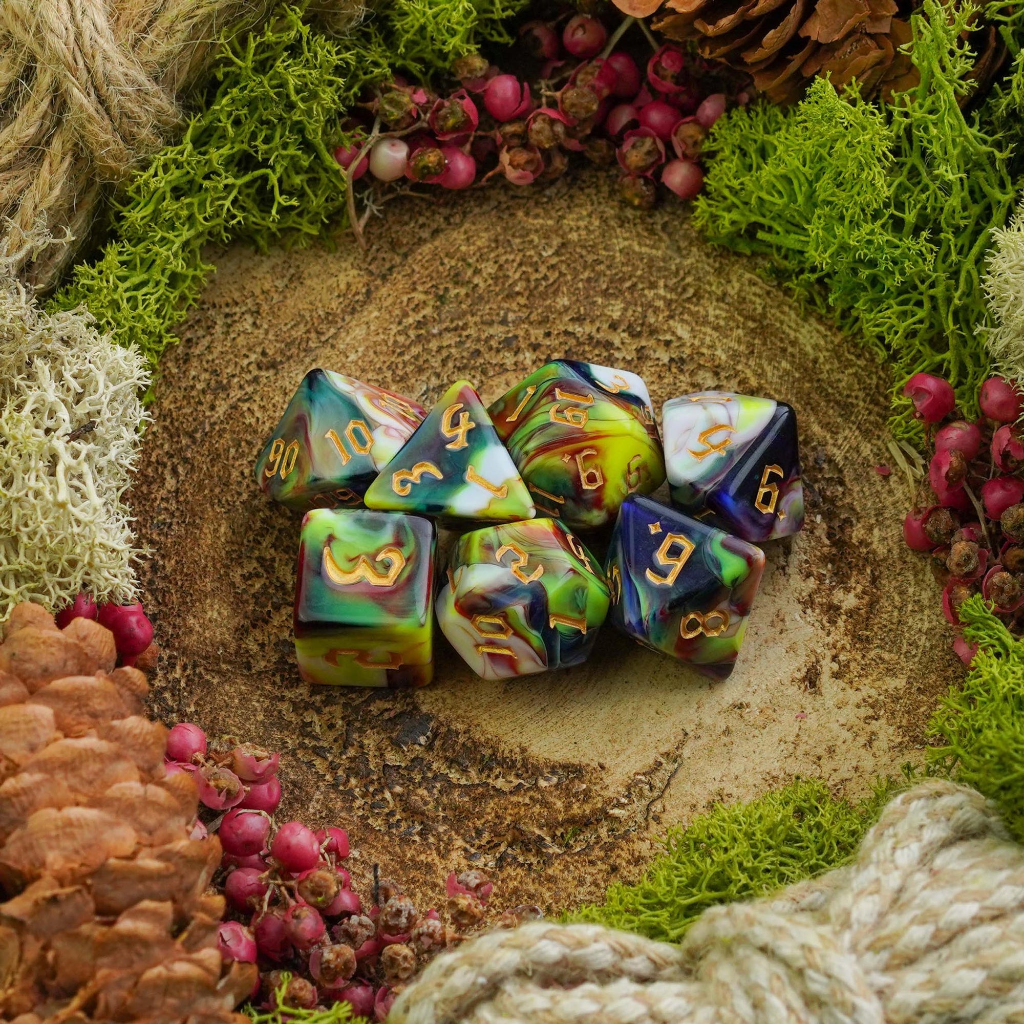 Goblin Puke - Dice Set - Luffleberry