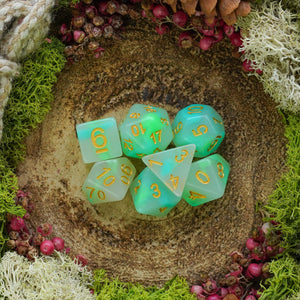 Lime Jelly - Dice Set - Luffleberry