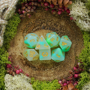 Lime Jelly - Dice Set - Luffleberry