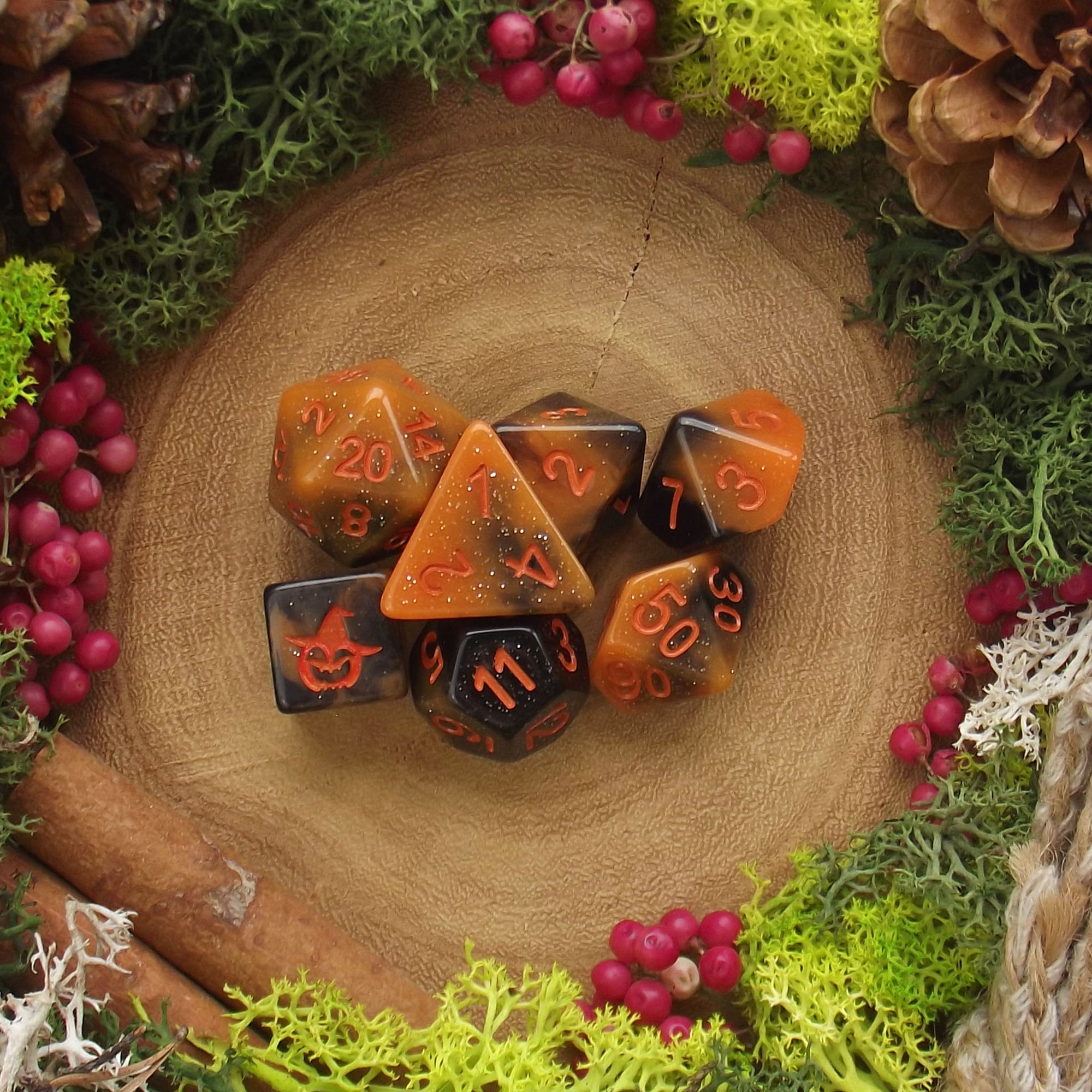 All Hallows' Eve - Dice Set - Luffleberry