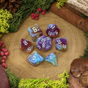 Ocean Dusk - Dice Set - Luffleberry