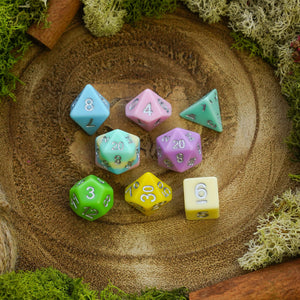 Pastel Sorbet - Dice Set - Luffleberry