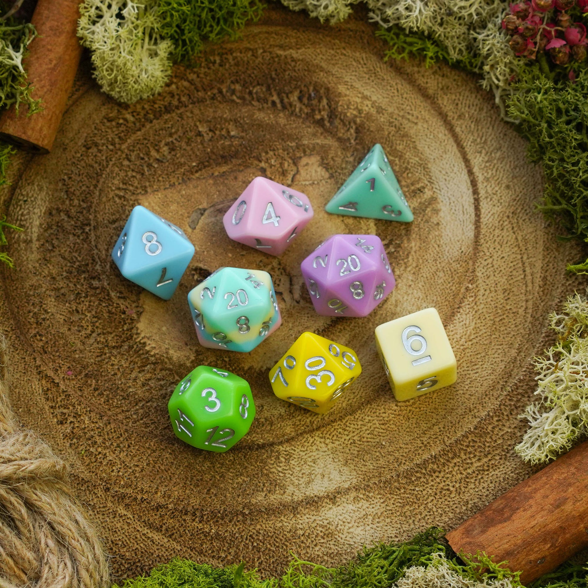 Pastel Sorbet - Dice Set - Luffleberry