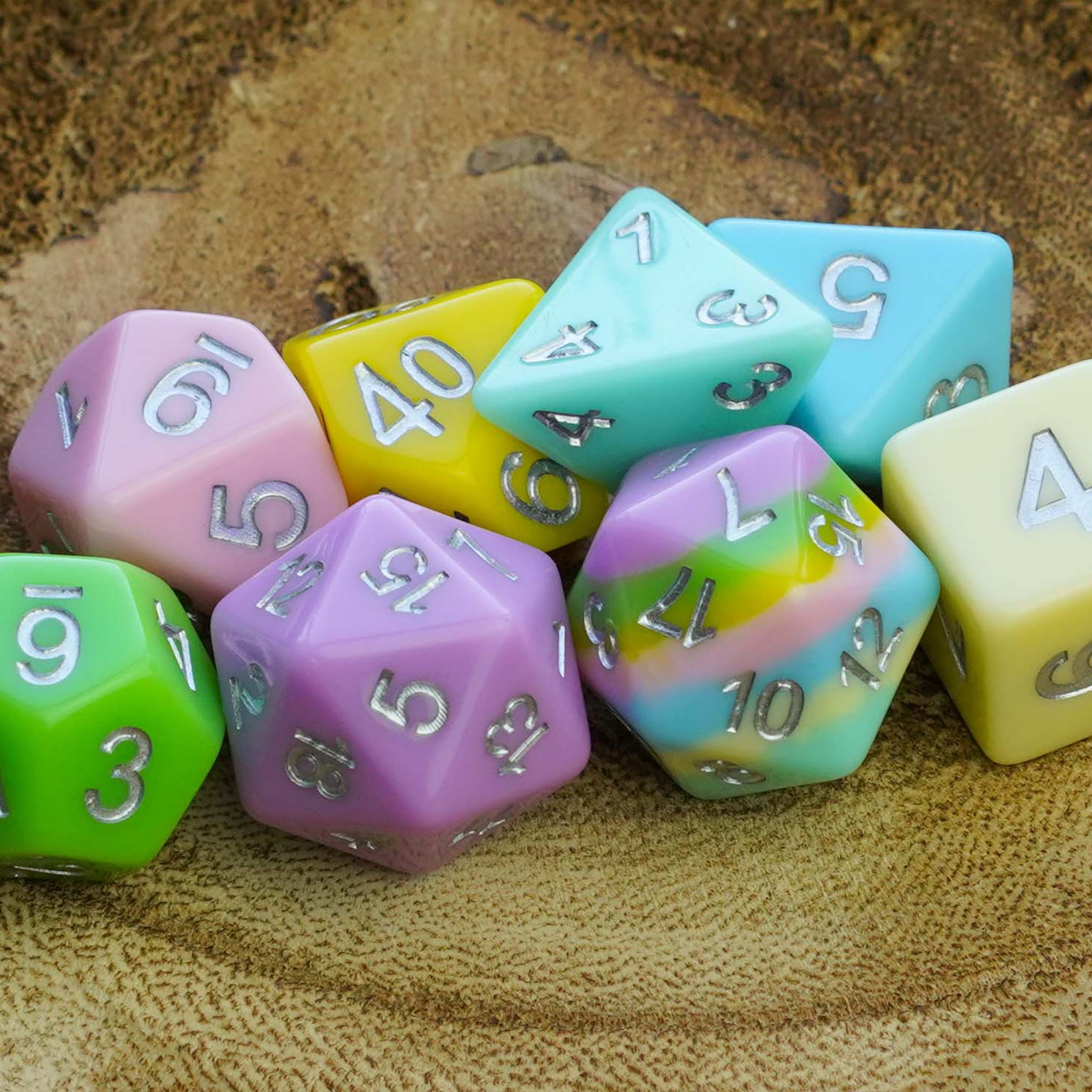 Pastel Sorbet - Dice Set - Luffleberry