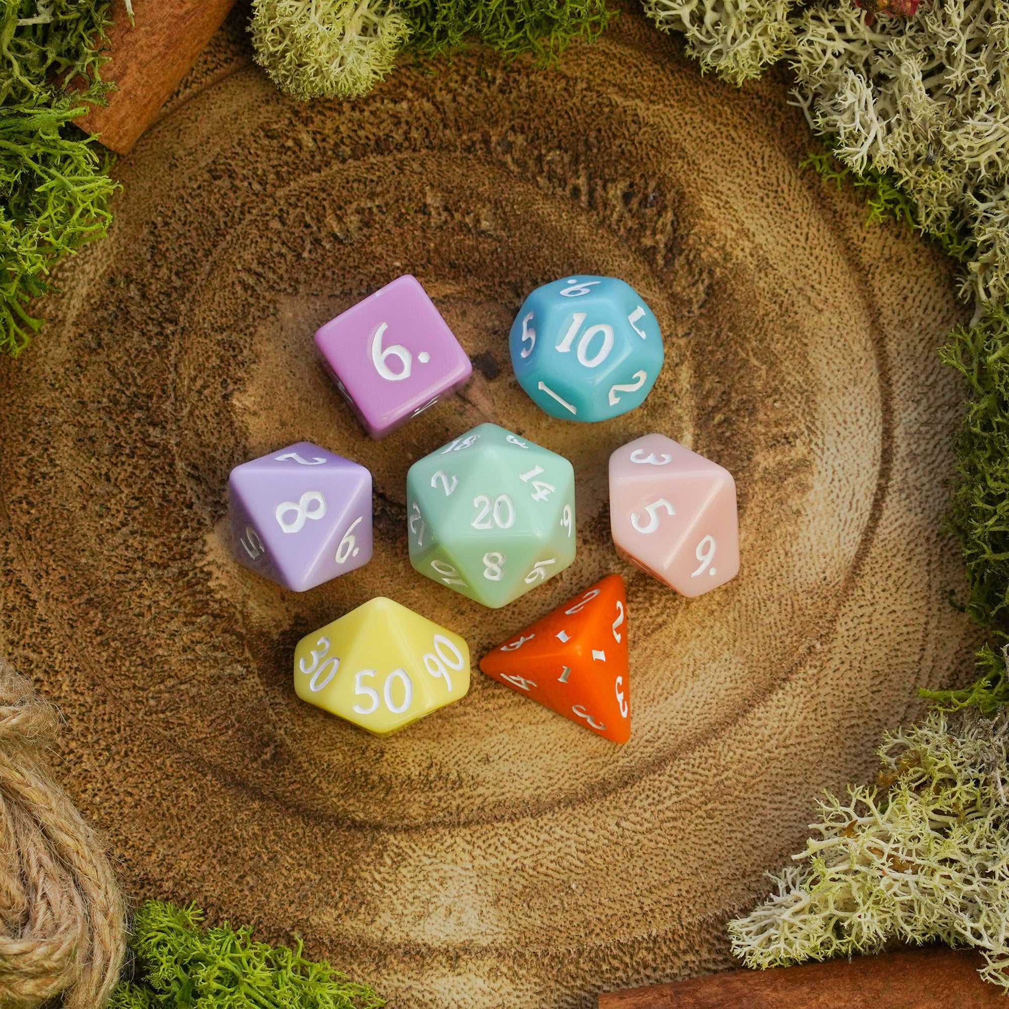 Pretty Pastel - Dice Set - Luffleberry