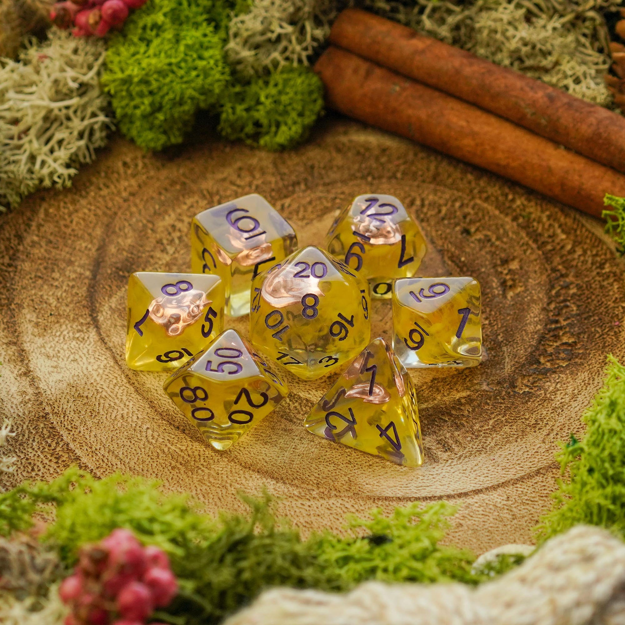 Sacred Flame - Dice Set - Luffleberry