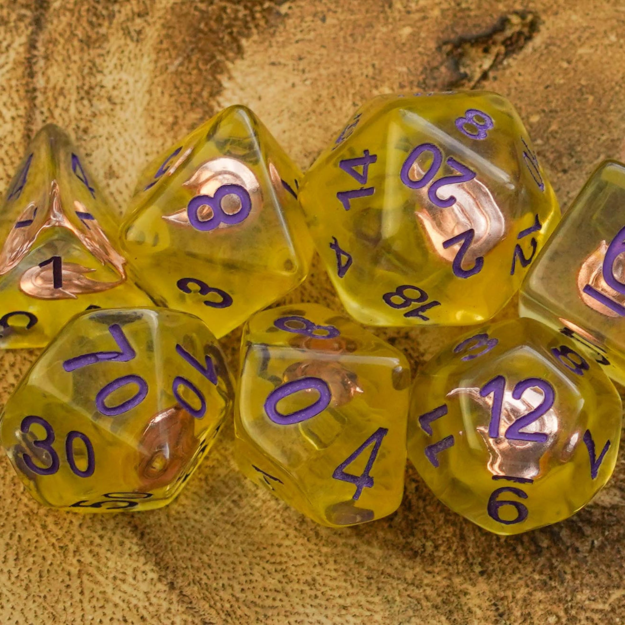 Sacred Flame - Dice Set - Luffleberry