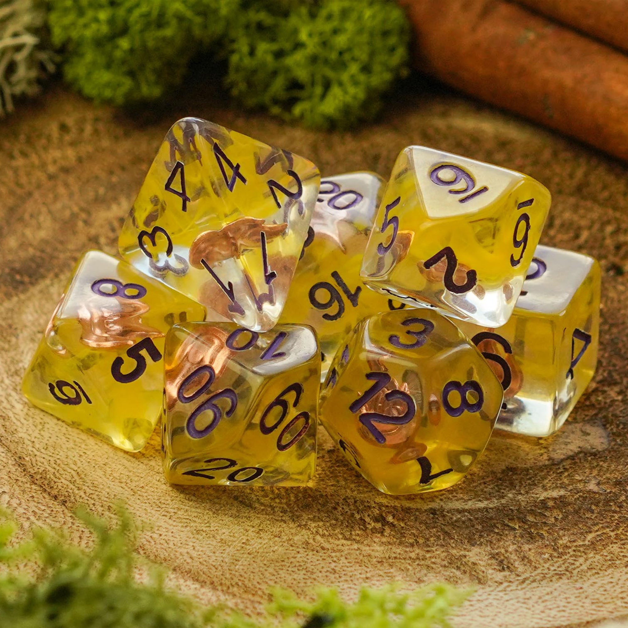 Sacred Flame - Dice Set - Luffleberry