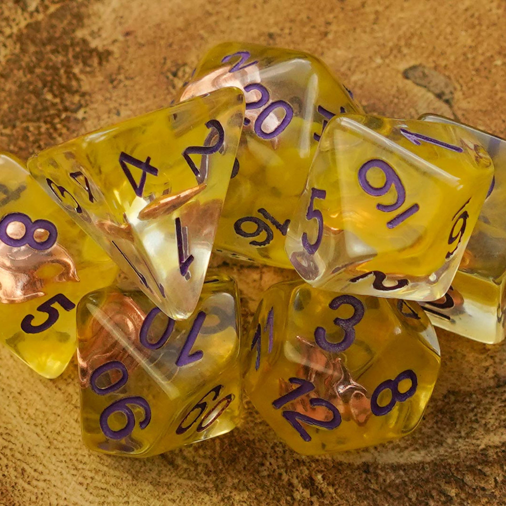 Sacred Flame - Dice Set - Luffleberry