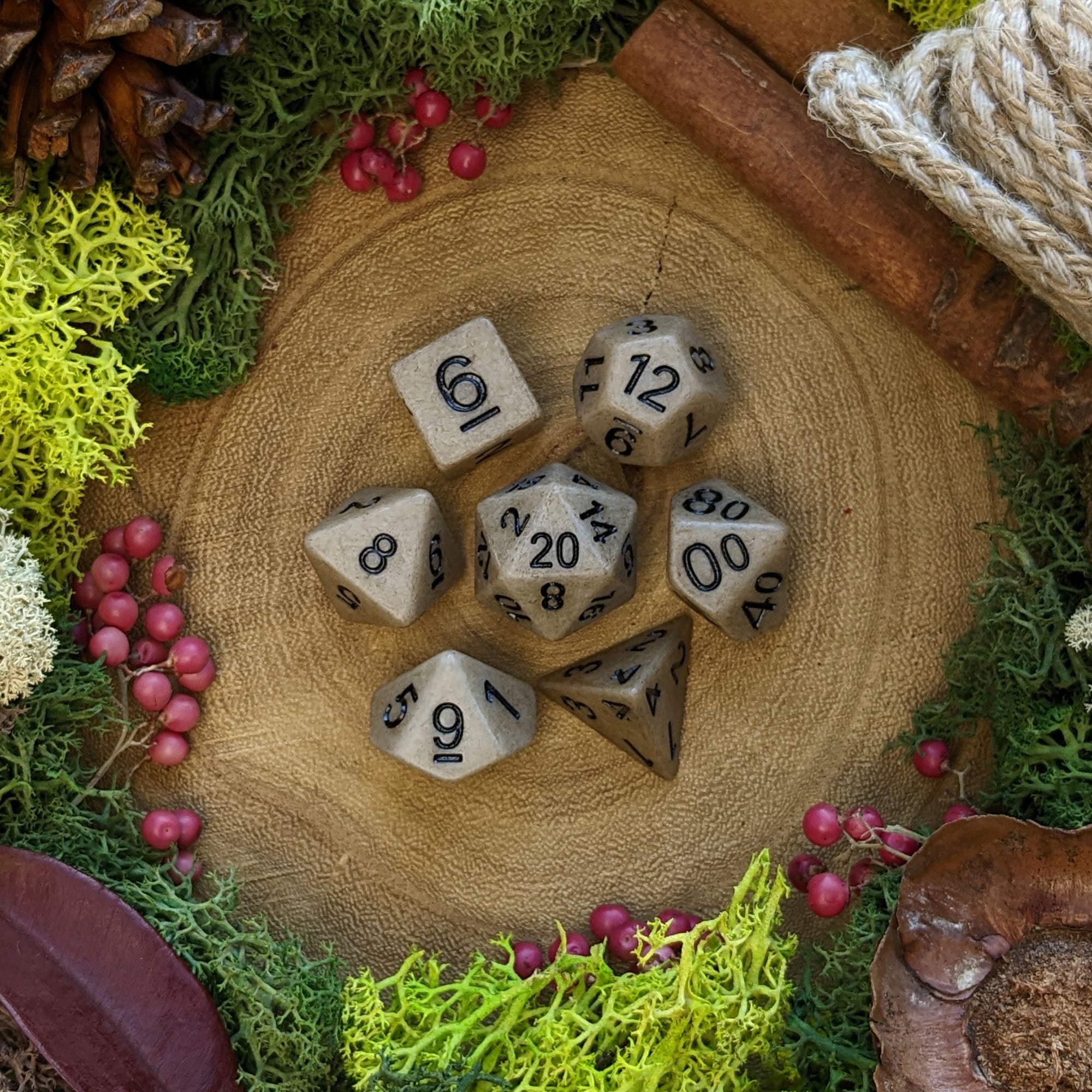 Sandstone - Dice Set - Luffleberry