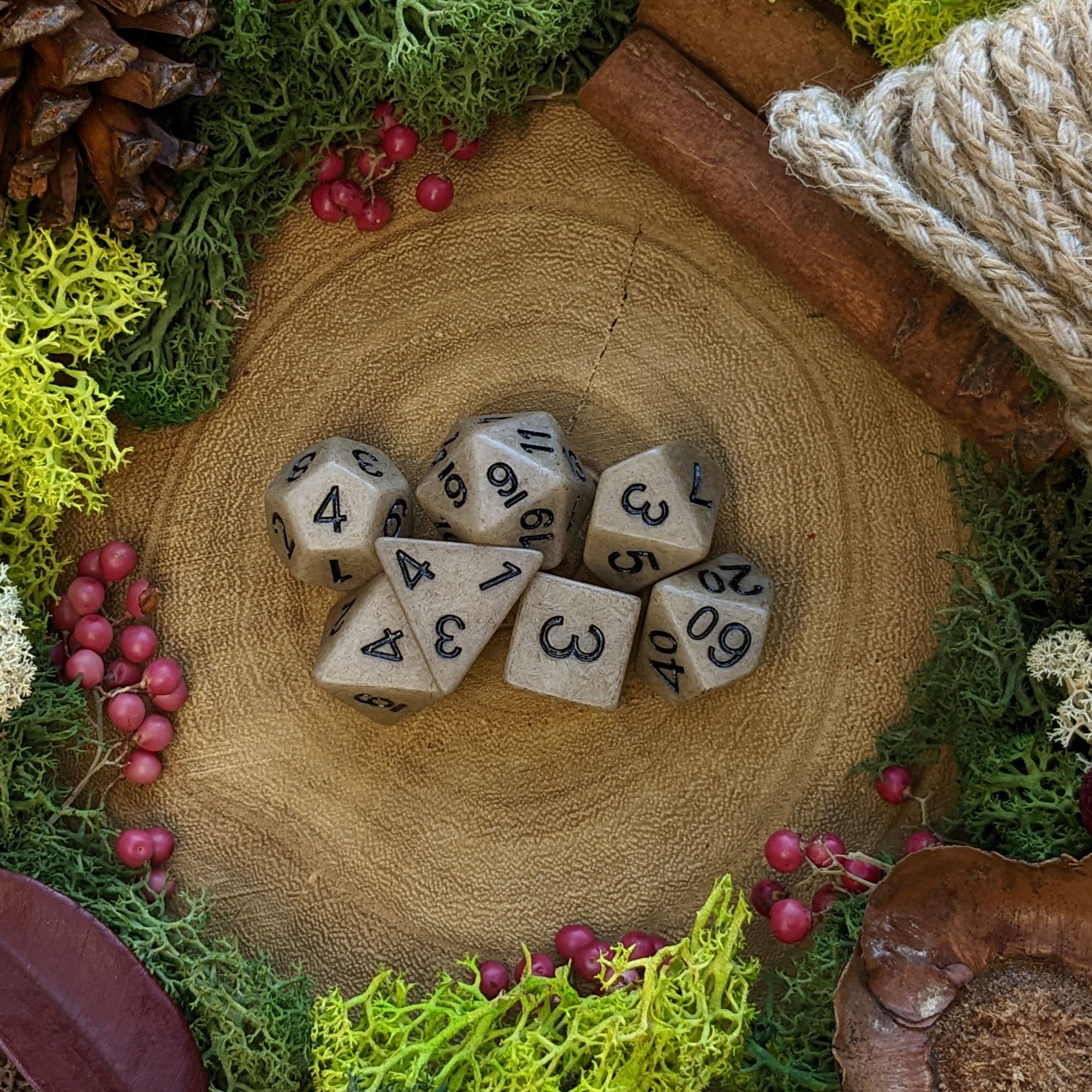 Sandstone - Dice Set - Luffleberry