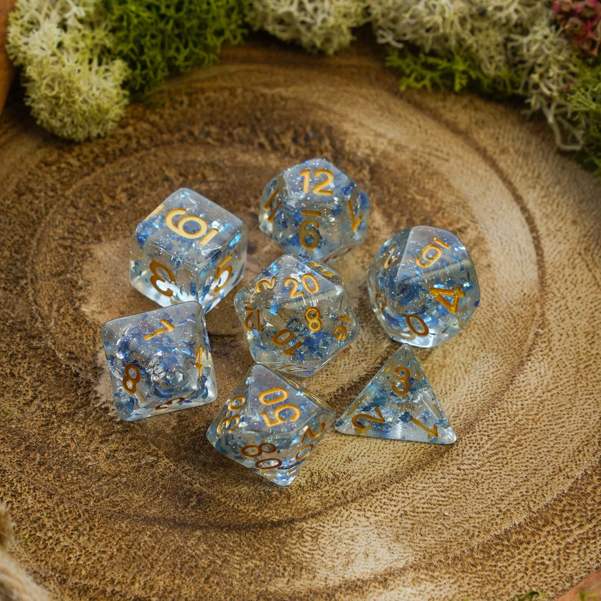 Sapphire Dream - Dice Set - Luffleberry