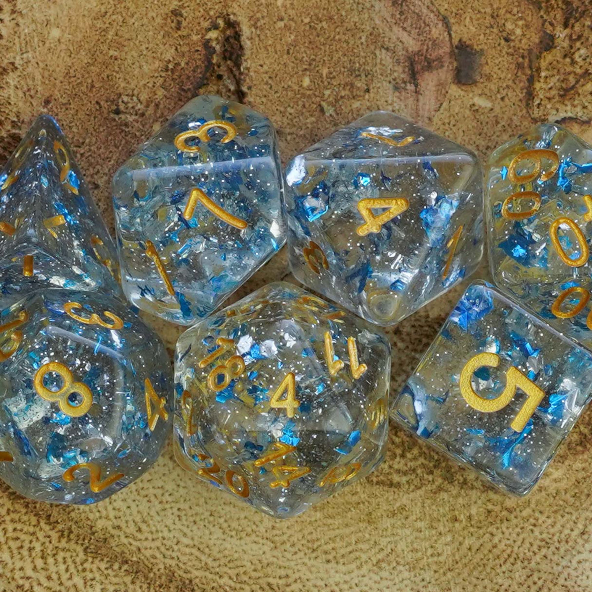 Sapphire Dream - Dice Set - Luffleberry