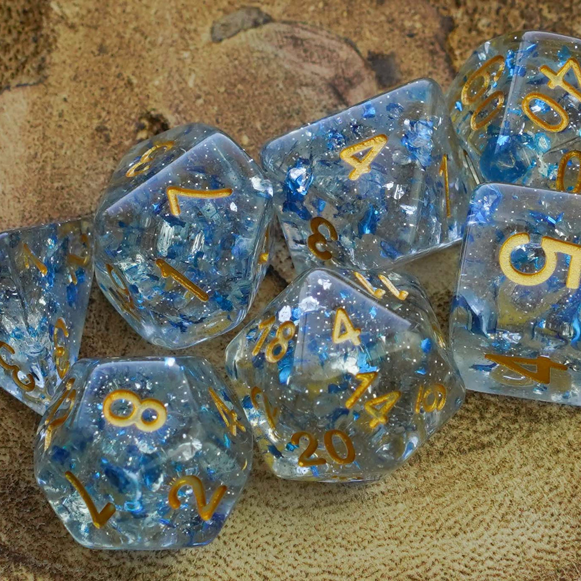 Sapphire Dream - Dice Set - Luffleberry