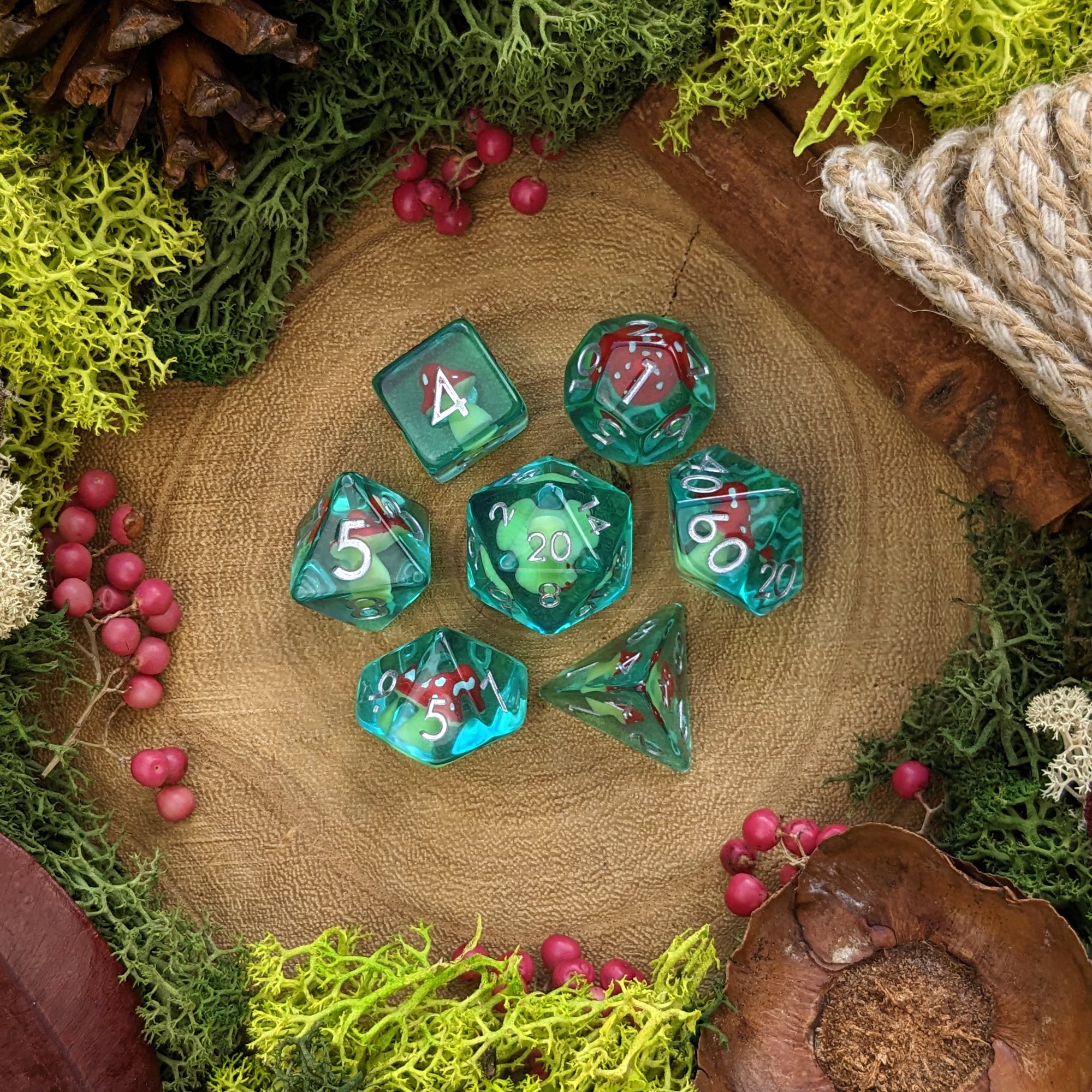 Toadstool - Dice Set - Luffleberry