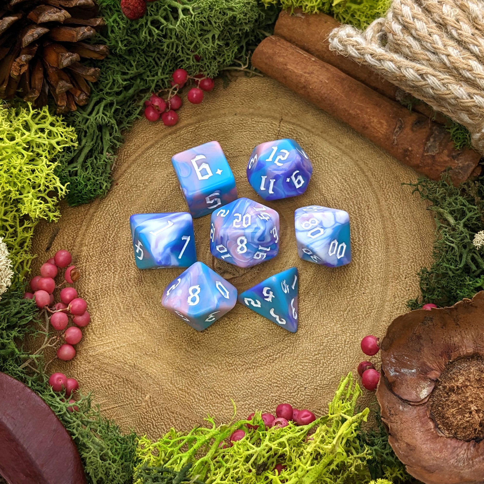 Unicorn Puke - Dice Set - Luffleberry