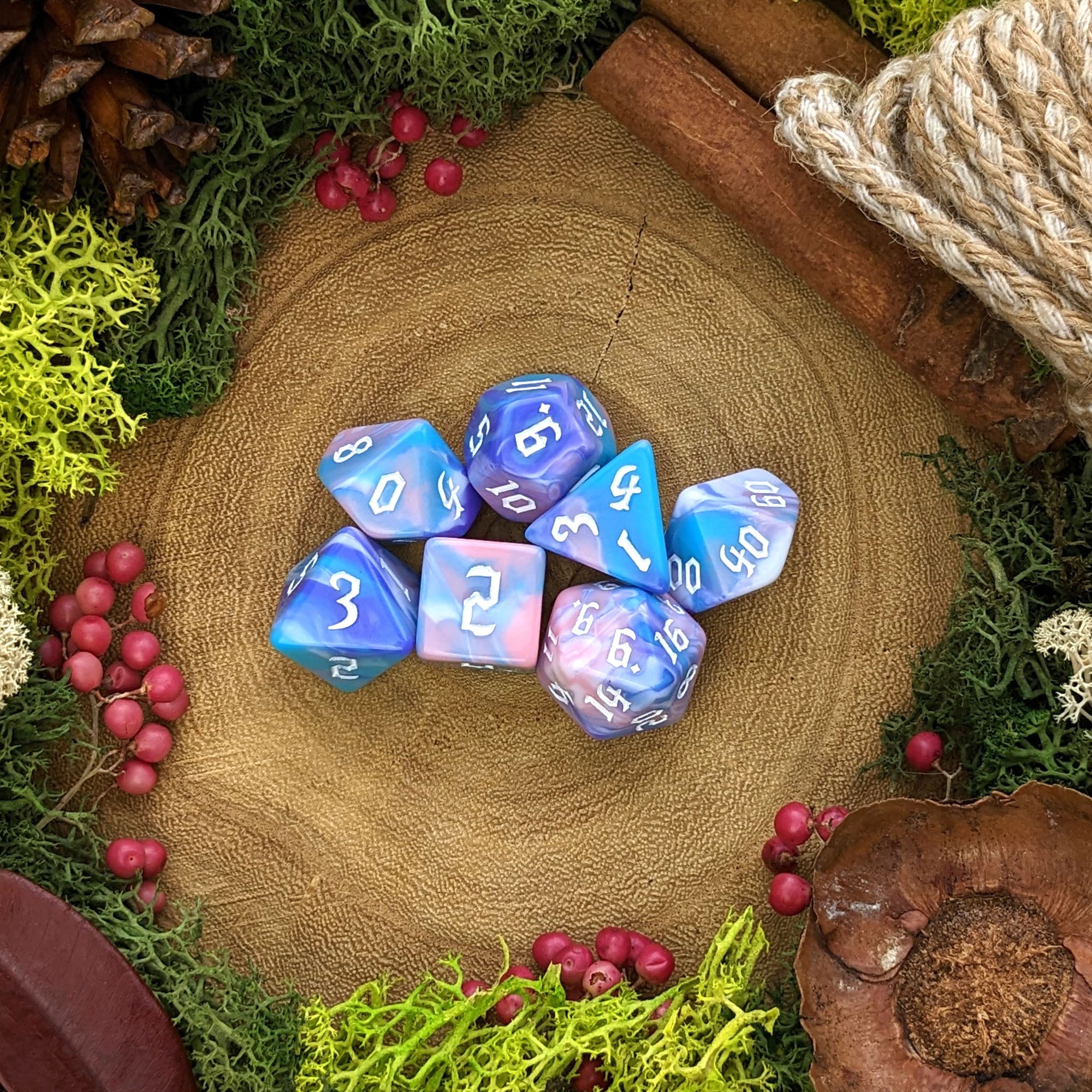 Unicorn Puke - Dice Set - Luffleberry