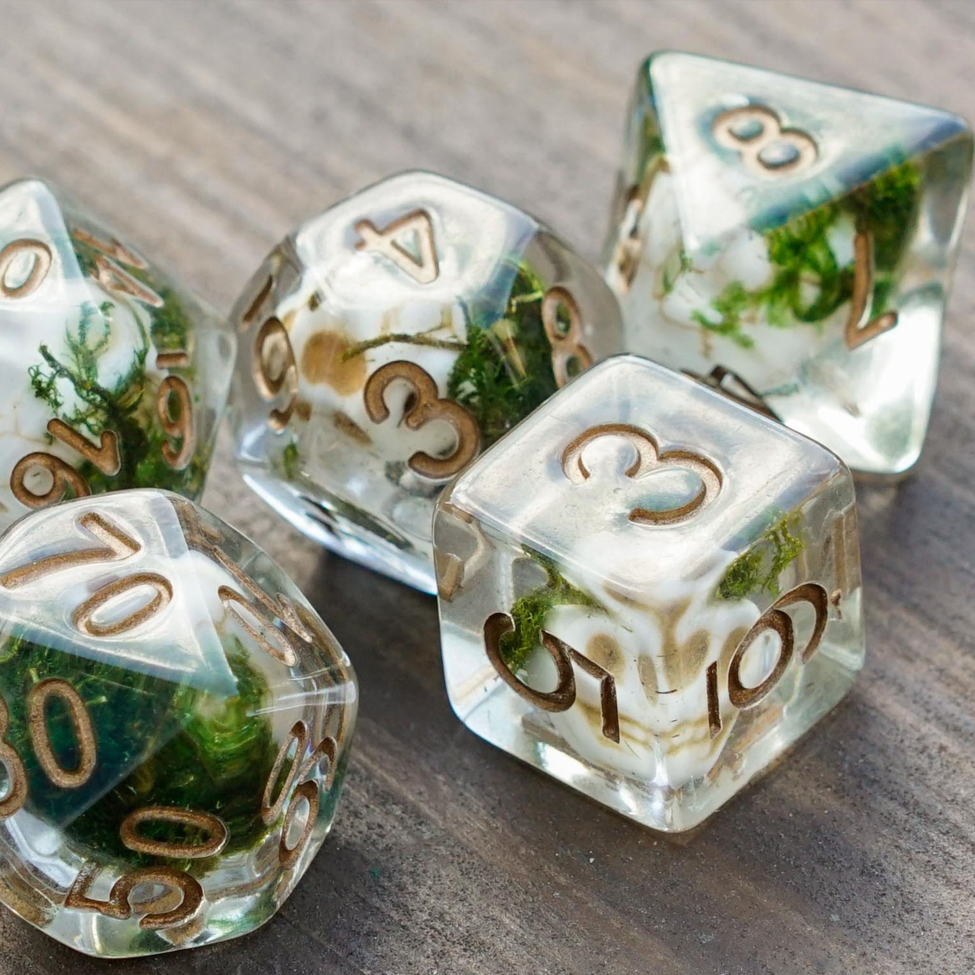 Animate Dead Skull - Dice Set - Luffleberry