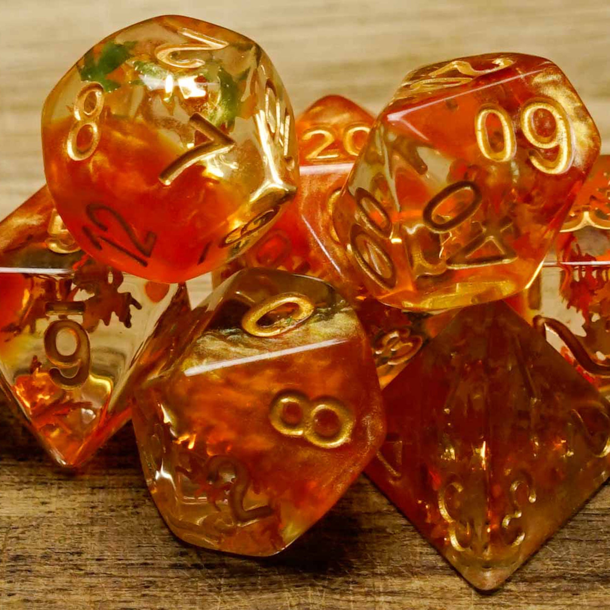 Autumn Dance - Dice Set - Luffleberry