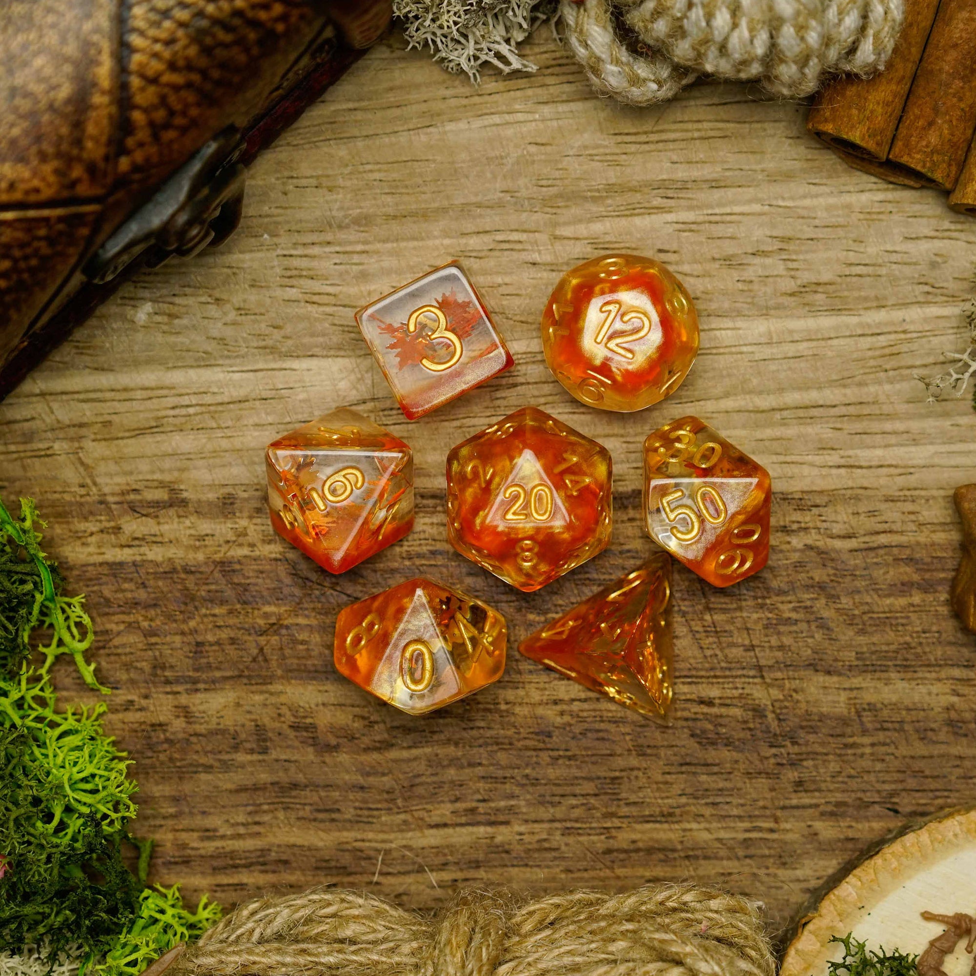 Autumn Dance - Dice Set - Luffleberry