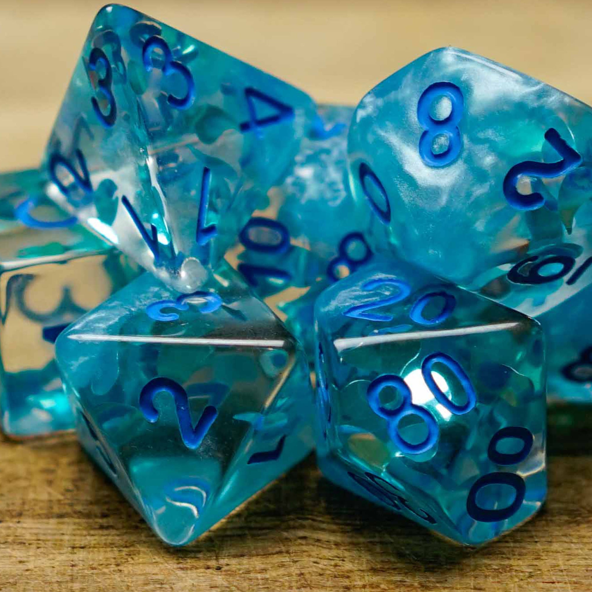 Summer Waves - Dice Set - Luffleberry